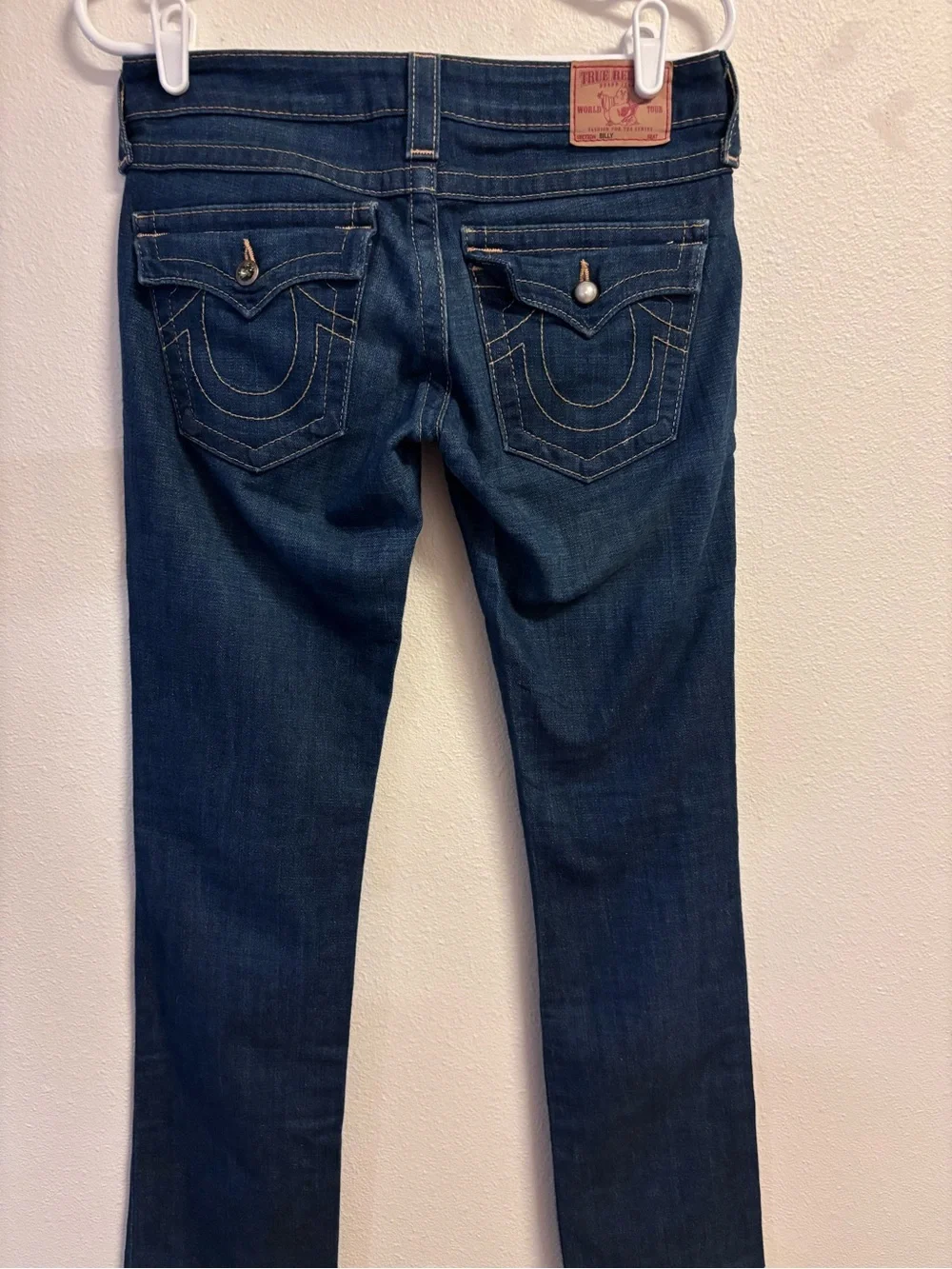 True Religion Dark Blue Straight Leg Jeans